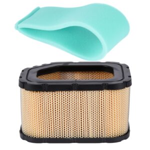 HIFROM (2 Set 063-8080-00 Air Filter Pre Cleaner with Fuel Filter Kit Compatible with Bad Boy ZT CZT Mowers with Kohler Engine 2013 & Older 27 HP