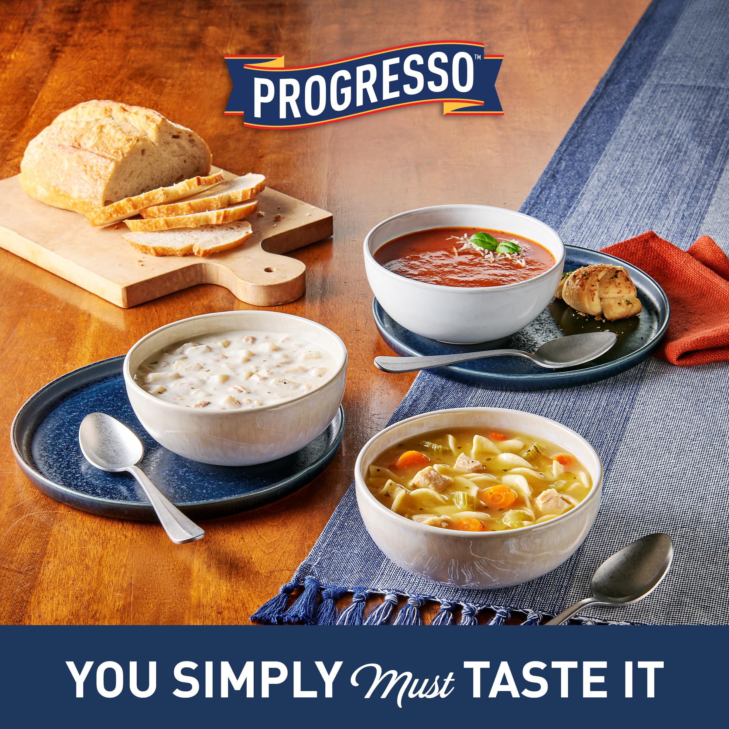 Progresso Traditional, Chicken Noodle Soup, Ready To Serve, 19 oz., 4 Pack