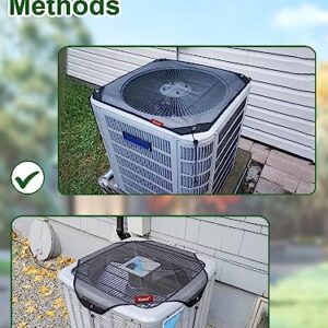 Xeeol 36x36 Central Air conditioner Covers for Outside, Larger Mesh AC Unit Covers Outdoor - Top Universal Defender