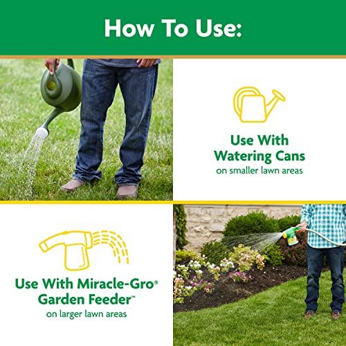 Miracle-Gro Water Soluble Lawn Food - Fertilizer for All Grass Types, Feeds Up to 7,200 sq. ft.