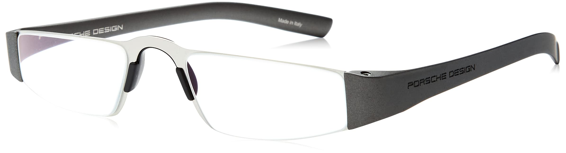 Porsche Design P8801 Iconic Reading glasses (F - Titanium, Silver, 2.00, multiplier_x)