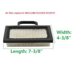 Fremnily 499486 Air Filter LA135 Tune Up Maintenance Service Kit Compatible with John Deere LA120 LA130 LA140 LA150 L120 LA145 D130 D140 Lawn Mower Parts