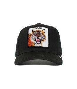 goorin bros. the farm unisex baseball trucker hat, black (the tiger), one size