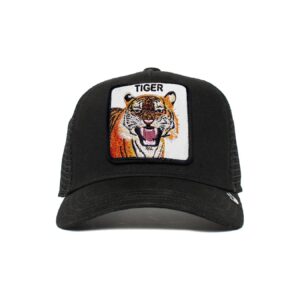 Goorin Bros. The Farm Unisex Baseball Trucker Hat, Black (The Tiger), One Size