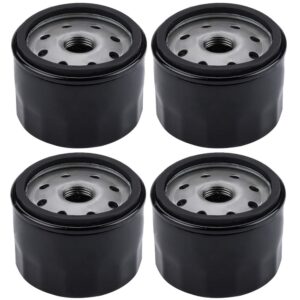 fremnily 4 pack gy20577 am125424 oil filter for lx173 lx255 lx266 lx288 la105 la110 la115 la120 la125 la130 la135 la140 la145 d120 d125 d130 d140 d150 d155 d160 z235 z245 z255 z425 lawn mower