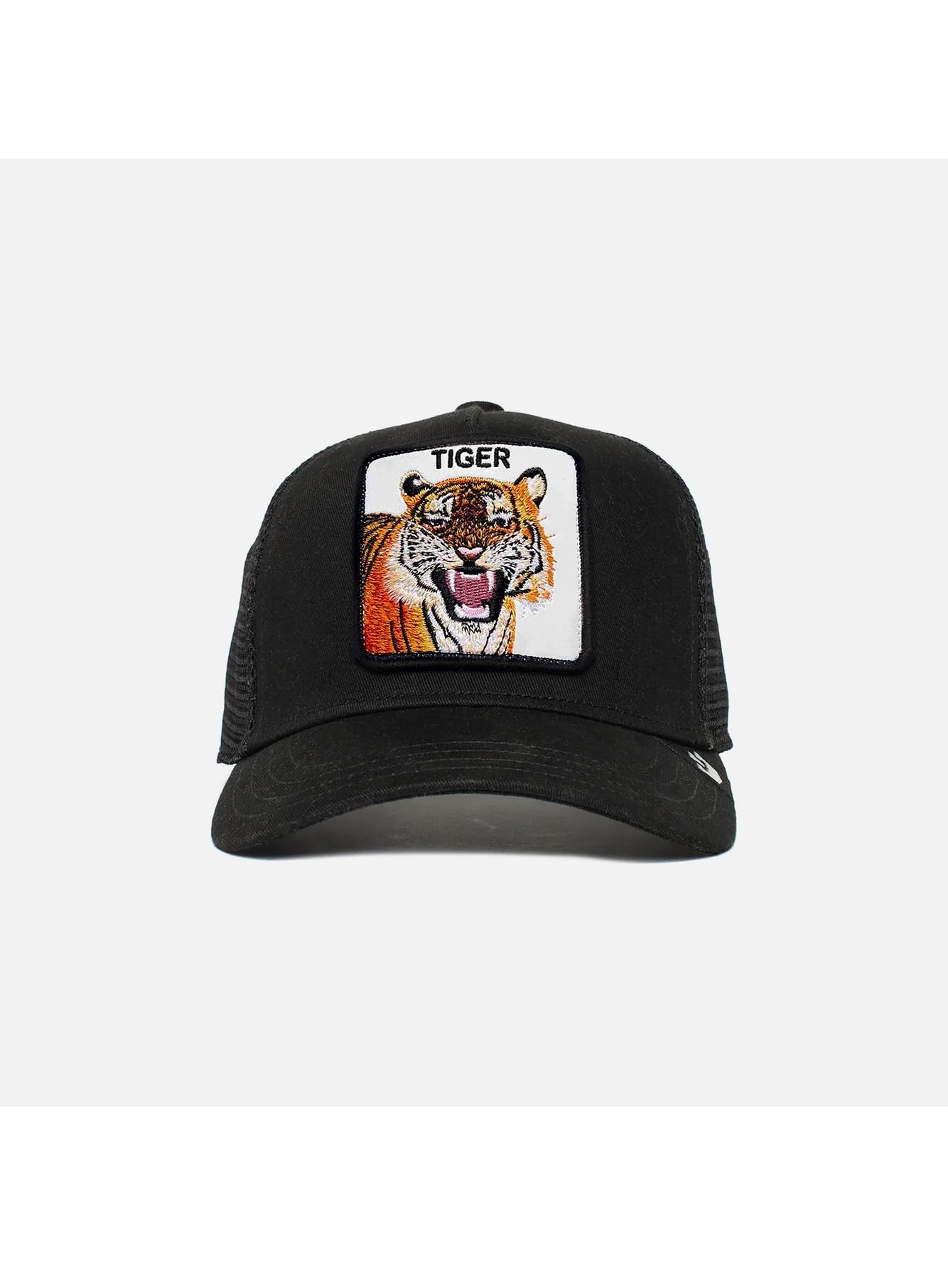 Goorin Bros. The Farm Unisex Baseball Trucker Hat, Black (The Tiger), One Size