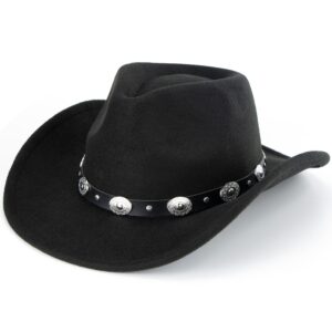 women felt wide brim western cowboy hat for men panama fedora wool caps