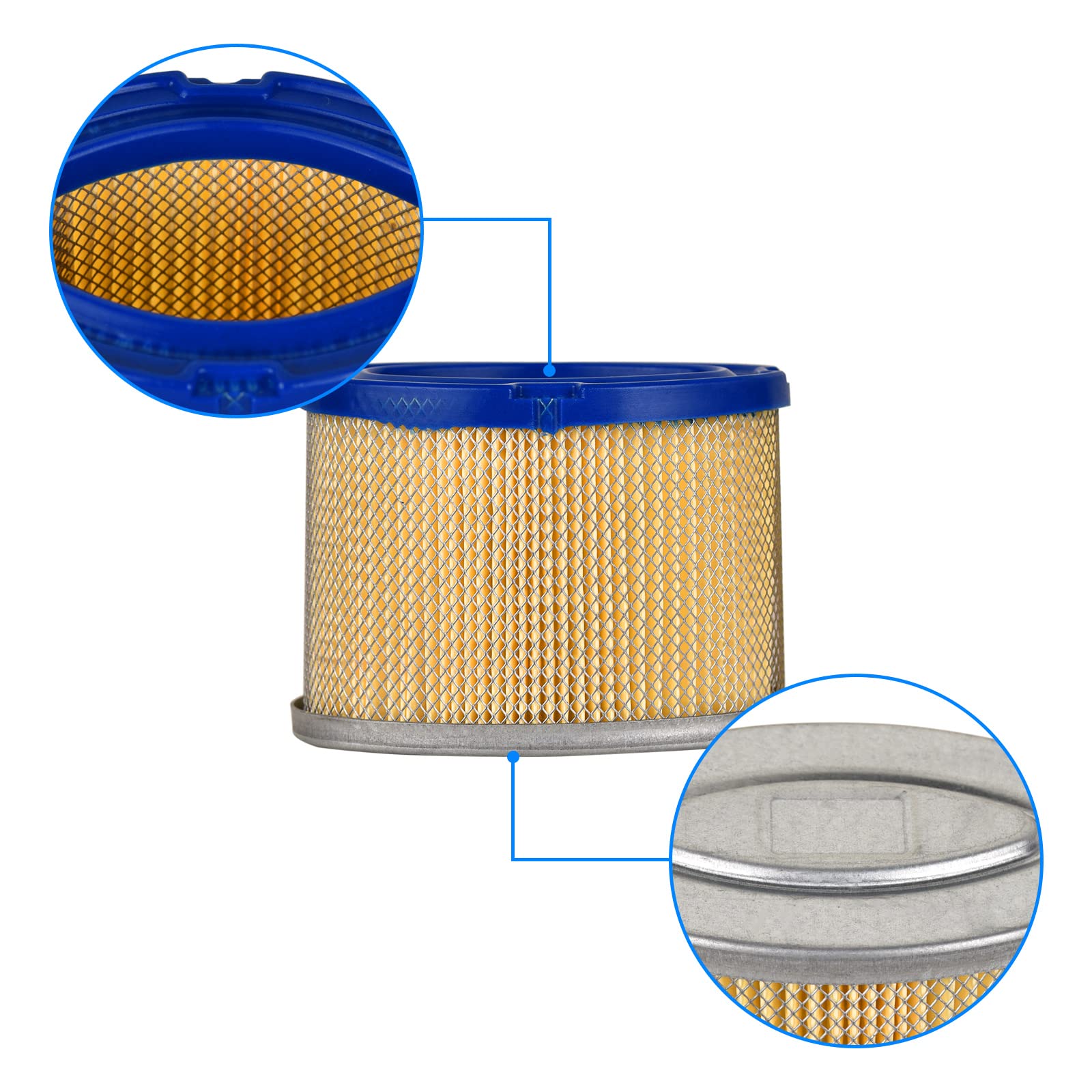 HIFROM (2 Pack 140-2105 Air Filter Element Compatible with Onan QG RM KVD & Microlite KV KVC Model Generators 1402105