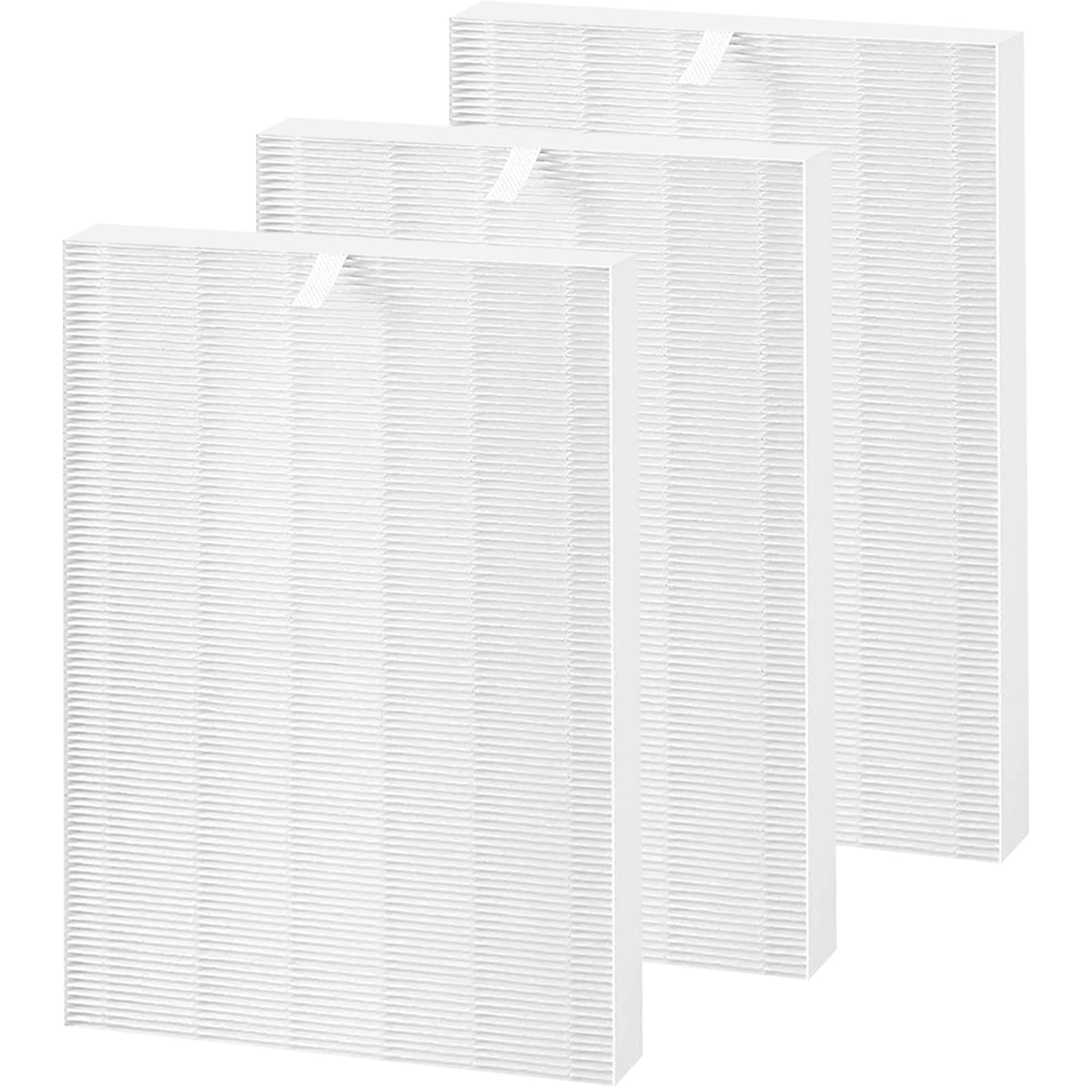 114190 True HEPA Replacement Filters B Compatible with Winix 9500 U300 P300 WAC9000 WAC9500 WAC5000 WAC5000b WAC5300 WAC6300 WAC5500 Air Cleaner Purifiers, Compared to Winix Filter B 114190, 3 Pack