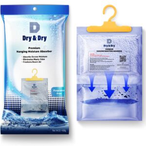 Dry & Dry 10 Pack[7 OZ] Premium Moisture Absorbers Dehumidifiers for Home Dehumidifier for Basement Dehumdifiers for Bedroom Small Dehumidifiers - Dehumidifiers Moisture Absorber