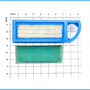 Fremnily Lt1000 Air Filter Tune Up Kit with Fuel Filter Spark Plug Compatible with Craftsman Lt1000 Intek 15-18.5 HP Parts Engine Lawn Mower