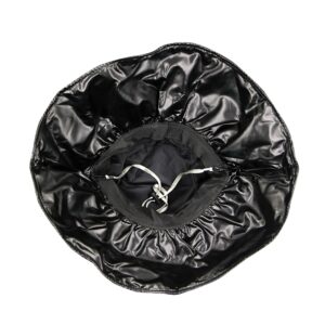 Women Summer Rain Hat UV UPF 50 Sun Protection Wide Brim Hat Sun Hat Foldable Bucket Hat (Black)