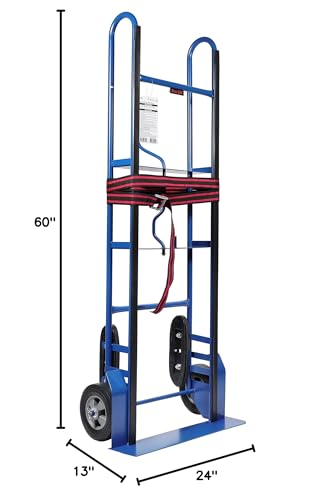 Pro Lift Hand Trucks Heavy Duty – Industrial Dolly Cart with Vertical Loop Handle and 800 Lbs Maximum Loading Capacity