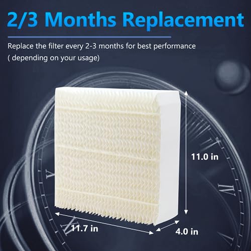 Funmit 1043 Super Humidifier Wick Filter (3 Pack) Replacement for Essick Air AIRCARE EP9500, EP9700, EP9800, EP9R500, EP9R800, 821000, 826000, 826800, 831000 Bemis Space Saver 800 8000 Humidifiers