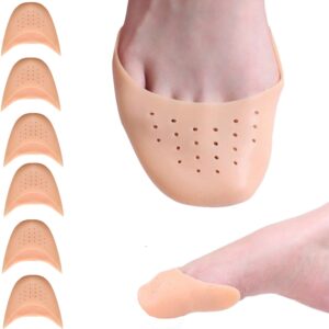 silicone toe protectors for high heel, toe pads, gel toe caps, reusable toe sleeve for women pain relief