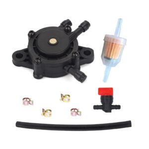 BEIYIPARTS Fuel Pump for LA110 LA115 LA145 LA105 LA120 LA125 LA130 LA135 LA140 LA150 LA155 LA165 LA175 Lawn Mower w Fuel Filter Tune Up Kit