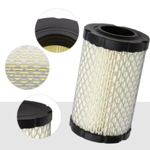 Saihisday Air Filters 796031 591334 594201+ Black Pre Filters 797704 Replacement for BS Lawn Mower (2 Set)