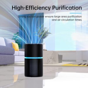 AROEVE Air Purifiers for Large Room with Enhanced Purification Mode-Black