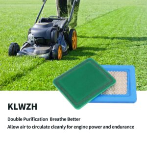 KLWZH 491588s Air Filter with Pre Filter for Troy-Bilt Toro 20332 119-1909 Craftsman 3364 AM116236 491588 493537 493537S Premium Lawn Mower Air Filter