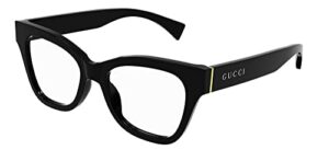 gucci gg1133o-001 black cat-eye women's eyeglasses