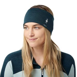 Smartwool Thermal Merino Reversible Headband | Merino Wool Sweatband For Men and Women, Twilight Blue Heather, One Size