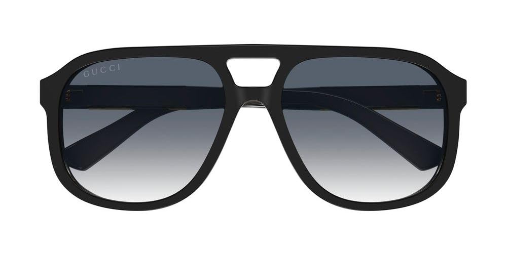 Gucci Pilot Sunglasses GG1188S 002 Black 58mm