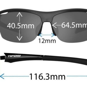 Tifosi Intense Sunglasses Crystal Smoke/Smoke Bright Blue