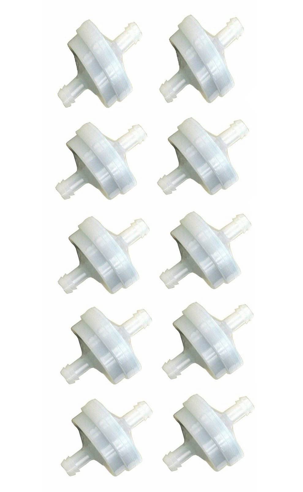 Eopzol 394358 Fuel Filter fits for Briggs Stratton 394358S 298090 75 Micron Lawn Mower, 10-Pack