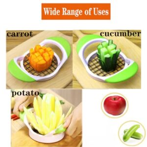 Govdune Potato Fries Cutter Machine, Multi- purpose Stainless Steel Carrot Vegetable Potato Slicer Apply to Restaurant Home Kitchen, French Fry Cutter Handheld