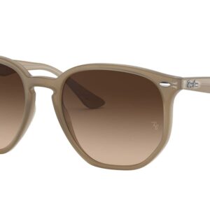 Ray-Ban RB4306 Sunglasses + Vision Group Accessories Bundle (Opal Beige/Brown Gradient (616613))