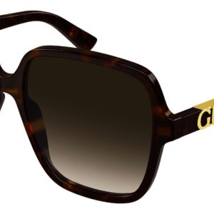 Gucci GG1189S 003 Havana/Brown Square Women's Sunglasses