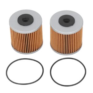 2pcs hydraulic transmission filter kit,replacement for hydro gear 71943 21548300 with o rings lawn mower replacement parts garden accessory