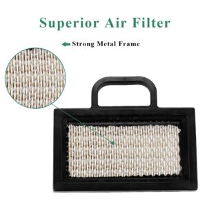 Fremnily 499486 698754 Air Filter for BS 18HP-26HP Intek V-Twin Engines JD MIU11286 GY21056 GY20575 D140 Z245 Craftsman GT5000 GT3000 DYS4500 YS4500 LT1022 1022 LT1024 1024 GT1222 Lawn Mower