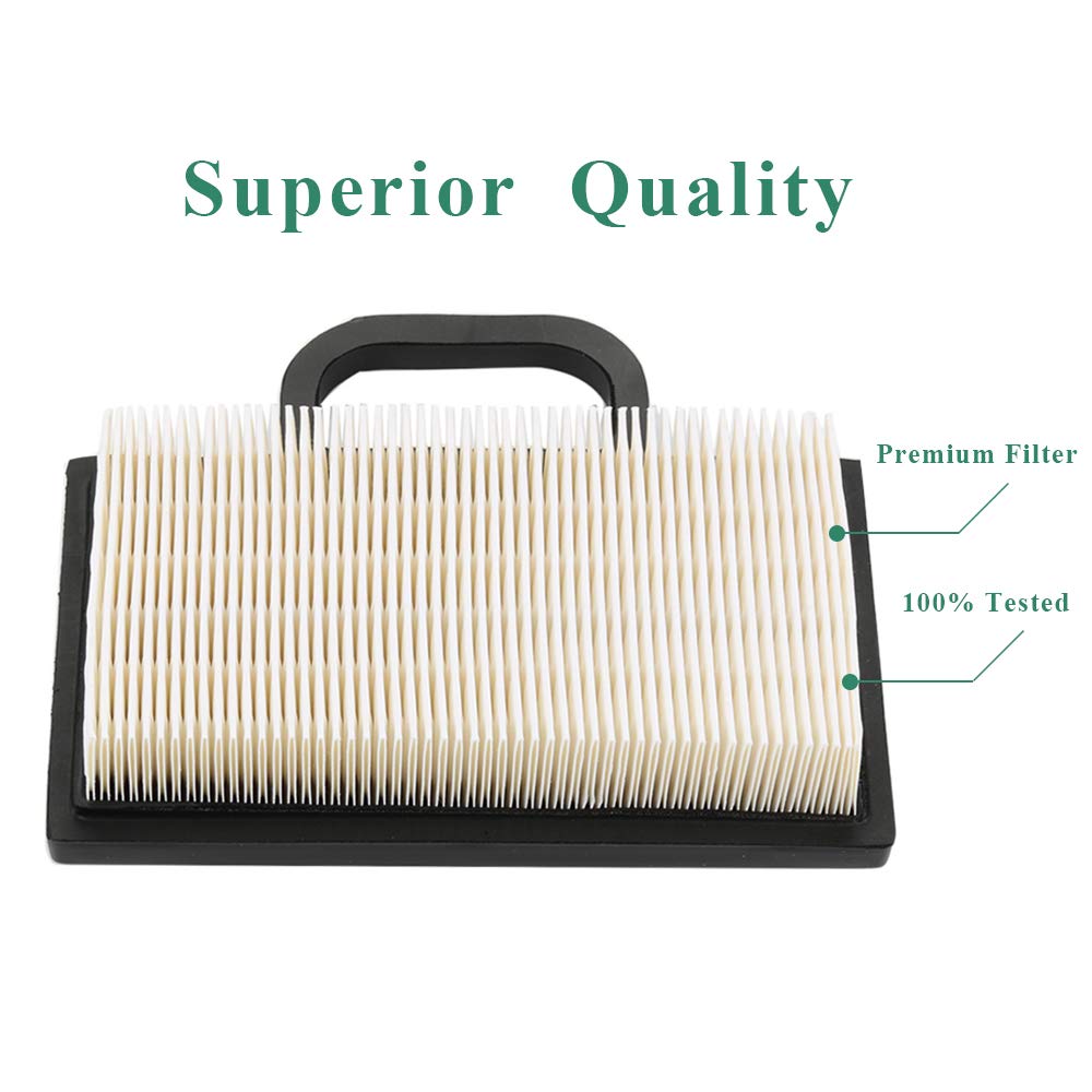 Fremnily 499486 698754 Air Filter for BS 18HP-26HP Intek V-Twin Engines JD MIU11286 GY21056 GY20575 D140 Z245 Craftsman GT5000 GT3000 DYS4500 YS4500 LT1022 1022 LT1024 1024 GT1222 Lawn Mower