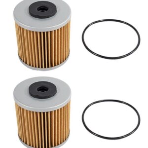 Eopzol 71943 Transmission Filter Fits for Scag Hydro Gear Gravely 21548300 5101987X2 HG71943 Hydraulic Filter, 2-Pack