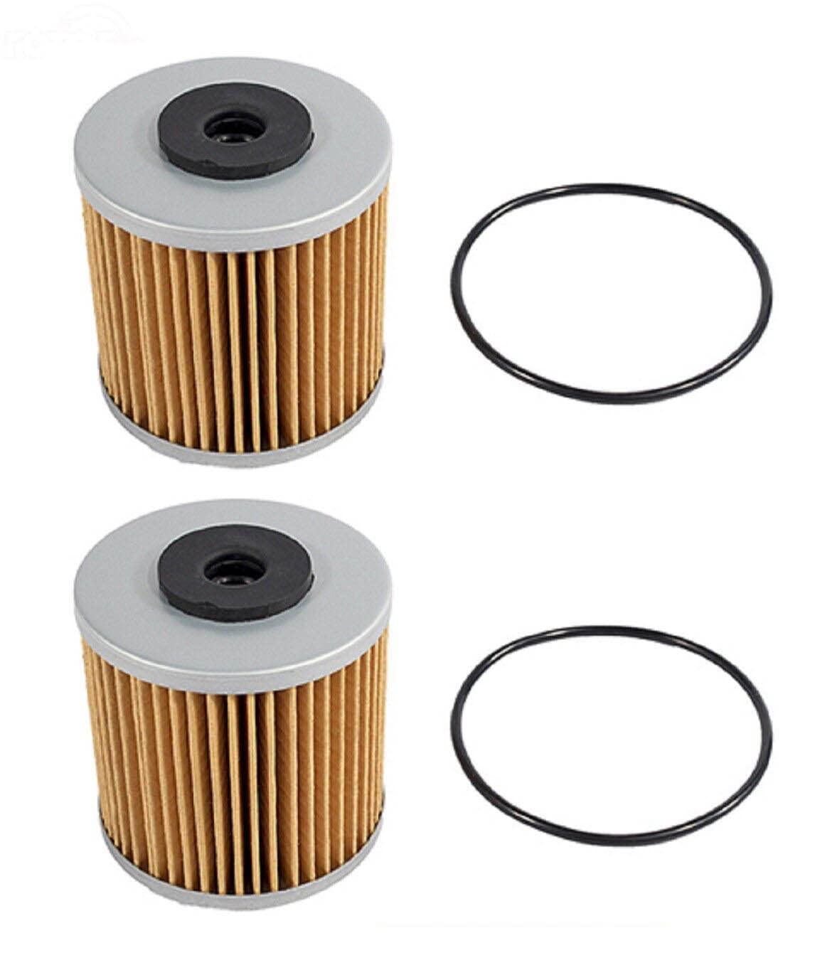 Eopzol 71943 Transmission Filter Fits for Scag Hydro Gear Gravely 21548300 5101987X2 HG71943 Hydraulic Filter, 2-Pack