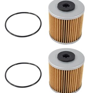 Eopzol 71943 Transmission Filter Fits for Scag Hydro Gear Gravely 21548300 5101987X2 HG71943 Hydraulic Filter, 2-Pack