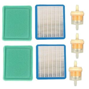 2 sets Air Filter X3 Fuel Filter for Craftsman 917.370680 917.299080 917.371610 917.385131 917.388853 247.370370 917.378921 247.77055 917.370610 917.297010 Mower