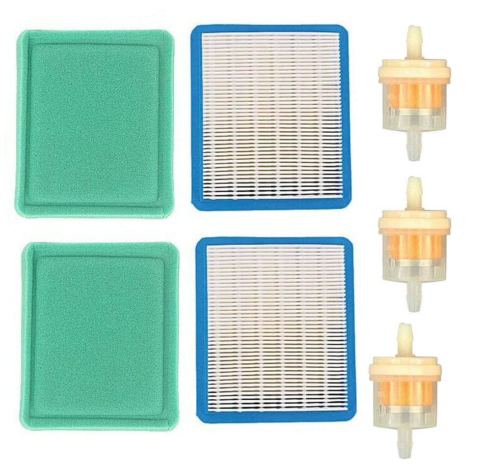 2 sets Air Filter X3 Fuel Filter for Craftsman 917.370680 917.299080 917.371610 917.385131 917.388853 247.370370 917.378921 247.77055 917.370610 917.297010 Mower