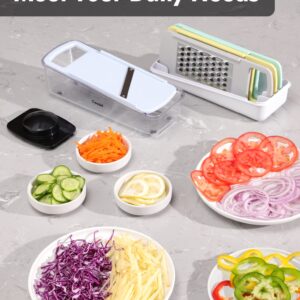 Geedel Professional Mandoline Slicer for Kitchen, Multi Purpose Vegetable Slicer Cutter, Slicer Vegetable Cutter Onion Slicer for Veggie Fruit Cheese