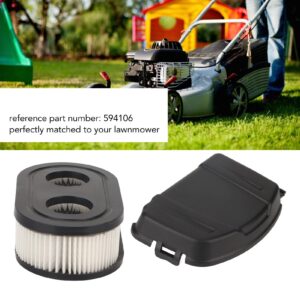 Lawn Mower Air Cleaner Cover,Lawn Mower Replacement Parts ABS Air Filter Cover Kit 594575 fit for 650EXI 675EXI 675IS