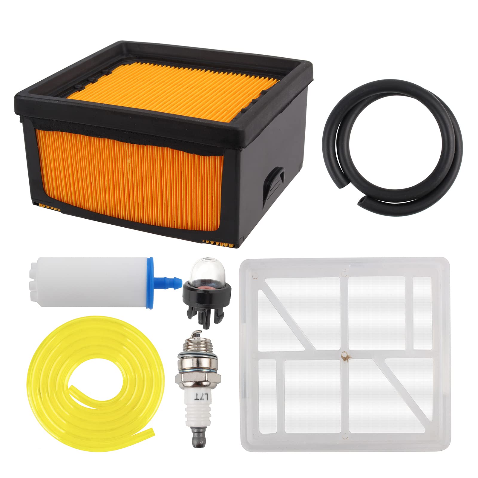 Carbhub 574362301 574362302 525470601 525470602 Air Filter for K760 K 760 Concrete Cut Off Saw Tune Up Kit with Fuel Line Primer Bulb Fuel Filter 506264101, Air Filter 574362301 574362302 525470602