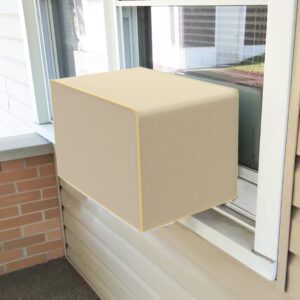 LBG Products Winter Air Conditioner Covers for U-Shaped 8000/10000/12000 BTU Window Air Conditioner Unit Outdoor,Heavy Duty Window AC Cover for Outside