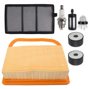 carbbia 4238 140 4401 air filter & pre filter tune up kit for stihl br320 ts410 ts410z ts420 ts420z ts480 concrete cut off saw ts480i & ts500i cutquik saw with fuel filter rubber buffer