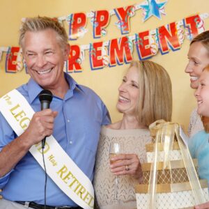 The Legend Has Retired Sash – Elegant White and Gold Foil Legendary Sash for Both Women and Men & a Large Gold Safety Pin. Perfect for Retirement Parties by JPACO