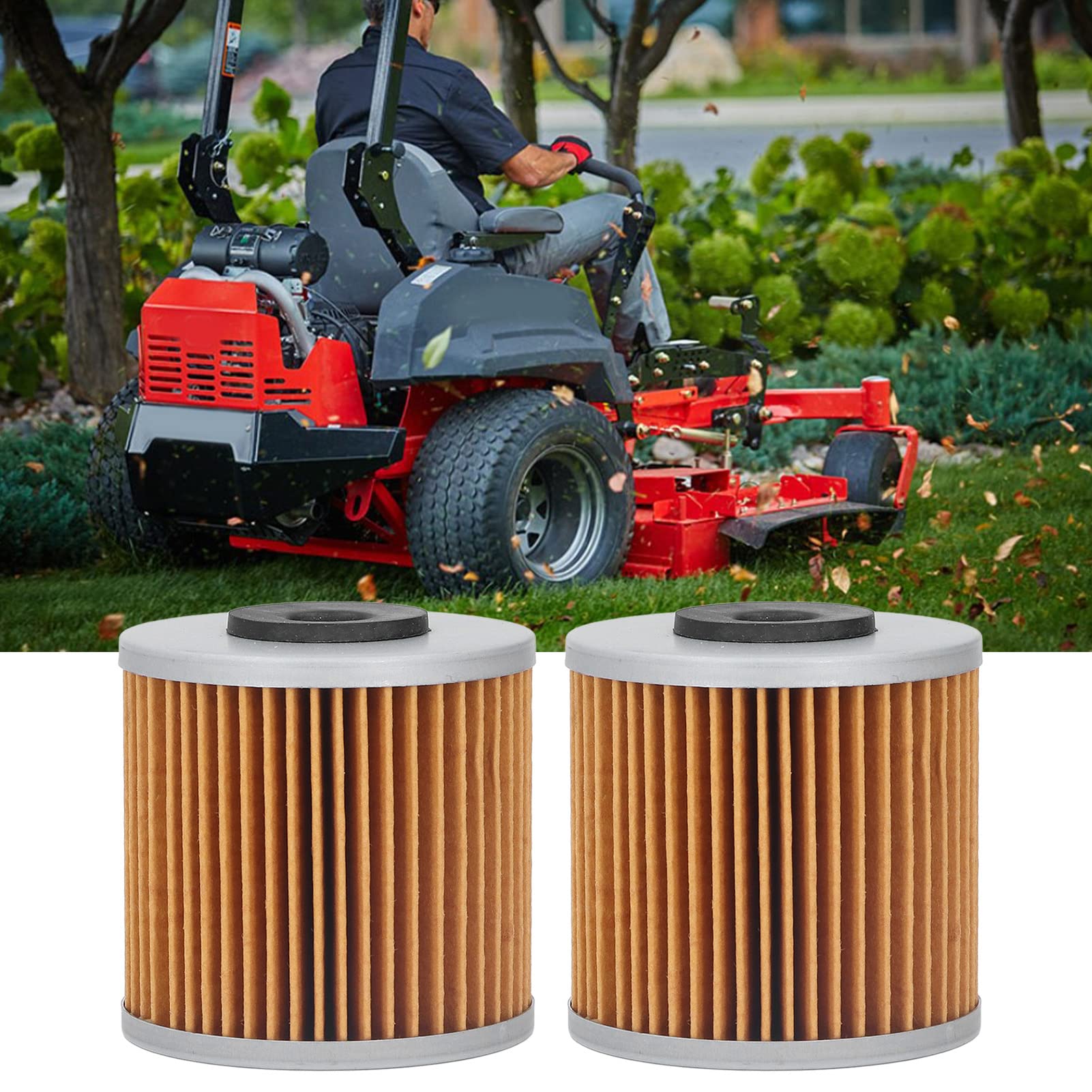 2pcs Hydraulic Transmission Filter Kit,Replacement For Hydro Gear 71943 21548300 with O Rings Lawn Mower Replacement Parts Garden Accessory