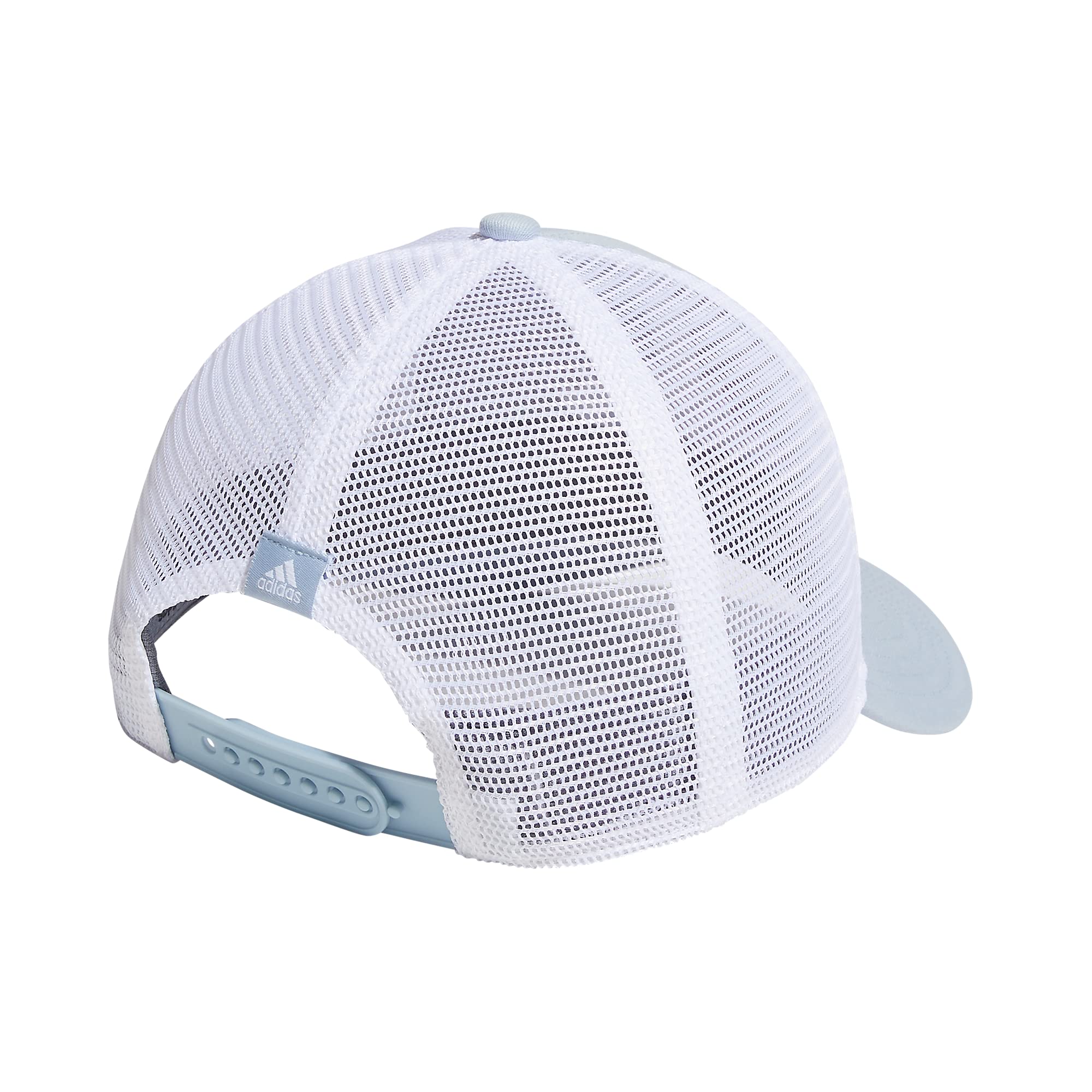 adidas Women's Mesh Trucker Hat, Wonder Blue/White, One Size