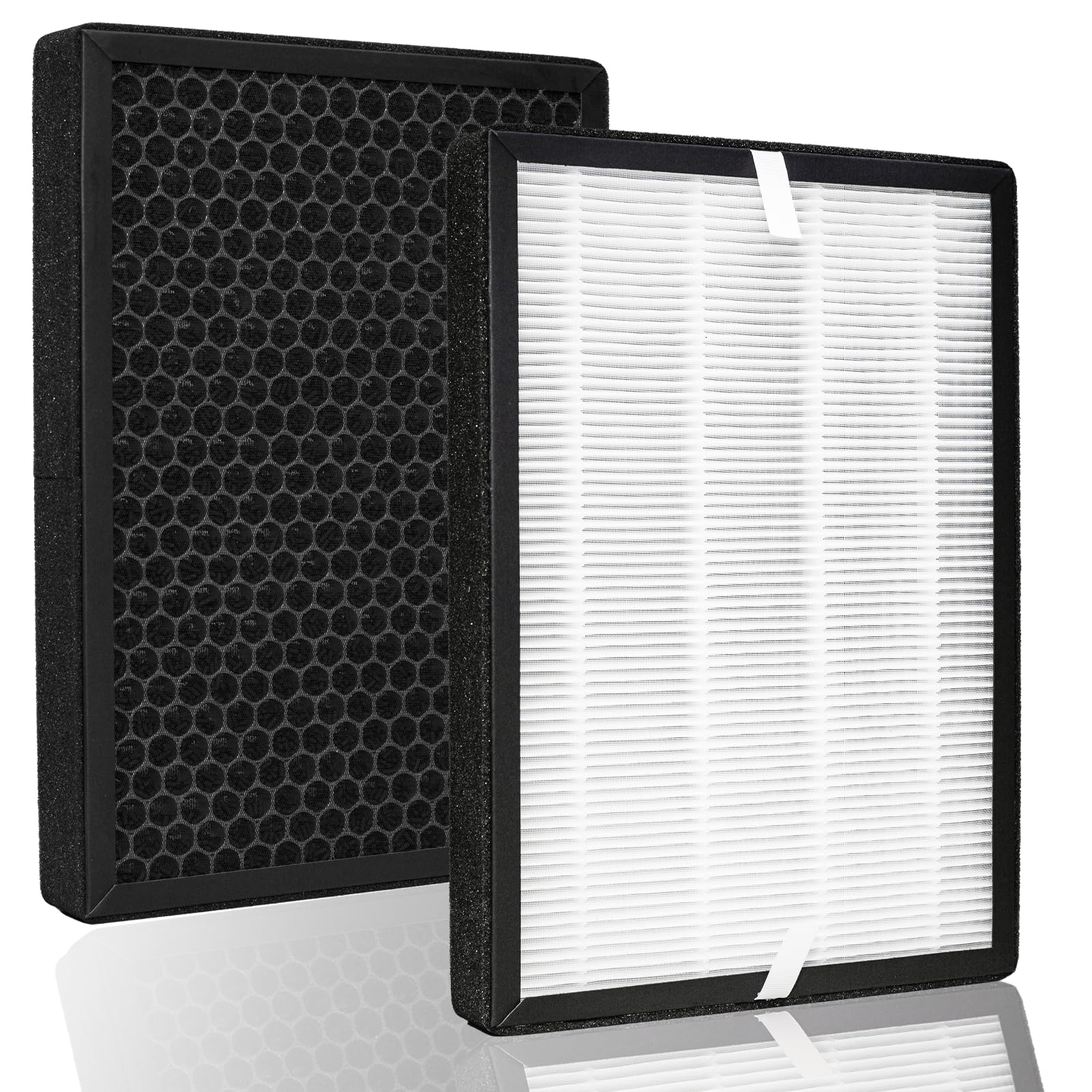 WOCASE 2-Pack GL-FS32 Replacement Filter, 3-in-1 H13 True HEPA Filtration Compatible with MOOKA®/KOIOS® GL-FS32 and Azeus® GL-FS32 Air Purifier