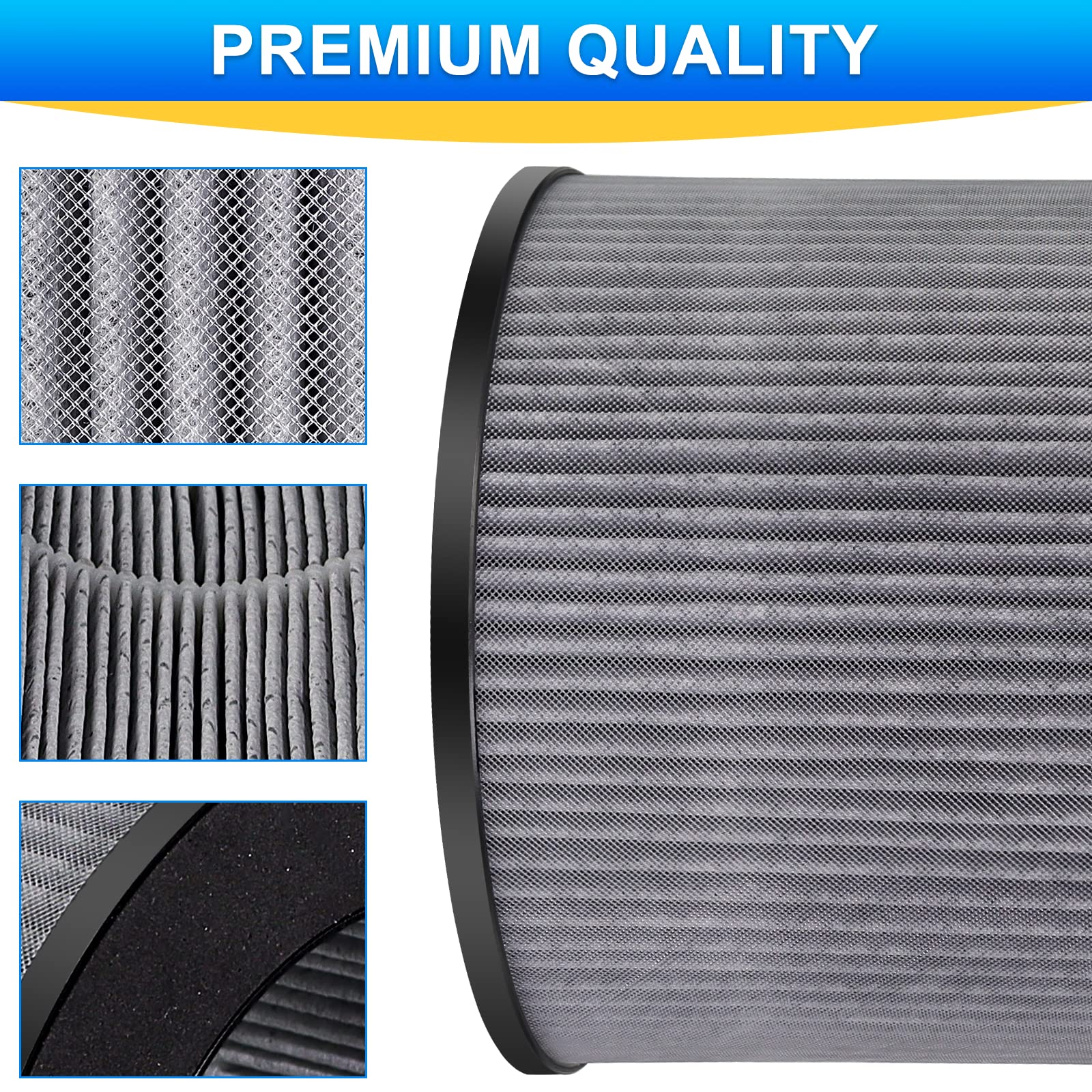 My-air Filter Replacement for Bissell MYair Personal Air-purifier Filter 2780 2780A 2780P 2780B 27809, Replacement Filter 2801 (2 PACK)