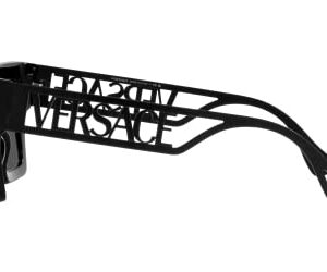 Versace Woman Sunglasses Black Frame, Dark Grey Lenses, 50MM